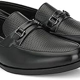 Mens Aurora Formal Shoes | Synthetic Office Wear Round Toe Durable Loafers | Moccasins | Elegant | Perfect for Wedding, Occasion and Festivals-image-48