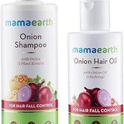Mamaearth Anti Hair Fall Express Spa Range Hair Care Set with Onion Hair Oil + Onion Shampoo for Hair Fall Control 250ml-2