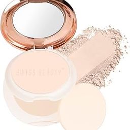 SWISS BEAUTY Oil Control Compact Powder, Face MakeUp, Pearl-Ivory, Pear Ivory, 1 count-1