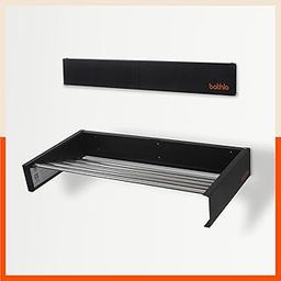 Bathla Mobidry Eze Wall Mounted Clothes Drying Rack | 5 Steel Rods - 3.5 m Drying Length | Black | 2 Year Warranty-image-34