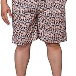 urban scottish Men's Plus Size Boxers | 100% Cotton | Regular Fit, Mid Rise | Print Pattern | 2 Side Pockets-picture-37