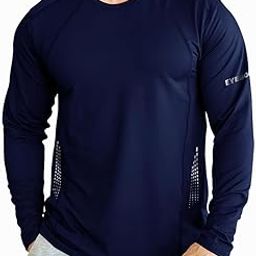 Men's Active wear Regular Fit Round Neck T Shirt |Full Sleeves |Solid Pattern | Dry Fit T-Shirt for Men-image-46