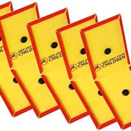 Yellow Sticky Glue Traps for Insects | Use in Kitchen, Garden & Agriculture I (33cm X 11cm) Pack of 5-image-3