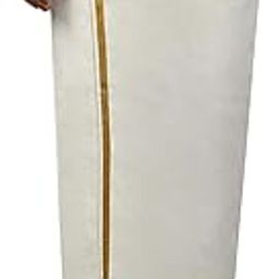 RAMRAJ Mens Solid Cotton Dhoti with Border-38