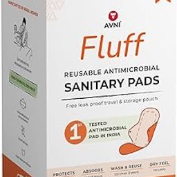Avni - Fluff Washable Cloth Pads | Pack of 2 (XXXL - 36 cm) | Antimicrobial Reusable Cloth Sanitary Pad | With Cloth Storage Pouch-image-22