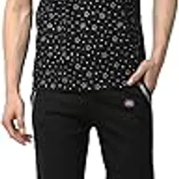 mack jonney Cotton Blend Track suit Pajama Set For Men With V-Neck Half Sleeve-picture-10