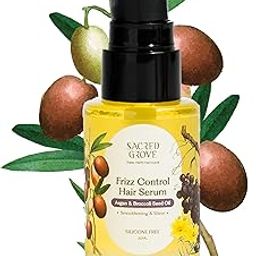 Hair Serum for Dry Frizzy Hair | Lightweight, Silicone-Free Anti Frizz Serum with Raw Herb Oils | Hydrating Hair Serum for Men & Women | For All Hair Types – 30ml-image-24