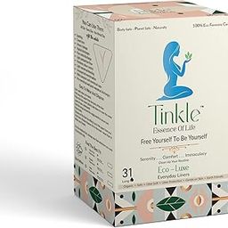 Tinkle Eco-Luxe Ultra-Thin Daily Use Panty Liners for Girls & Women, Large, Organic Soft Cotton Biodegradable PantyLiners, 185mm Long, 39 Count, Suitable for Spotting & Discharge, Dry & Fresh Feel-image-19