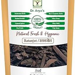 DR ARYA Ratanjot Root 100Gm | Vembalam Pattai | Raw Alkanet Root | Alkanna Tinctoria For Cooking | Hair Fall, Hair Growth, Skin |100Gm-image-99