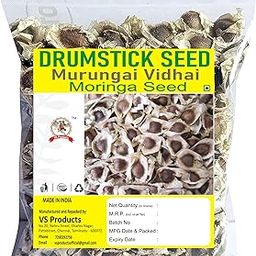 VS Products Moringa Seeds, 100g, Murungai Vidhai Seeds, Drumstick Seed, Mulaga Chettu, Ahijan, Muringai, Murungai Vithai seeds, (pack of 1 x 100g)-image-28
