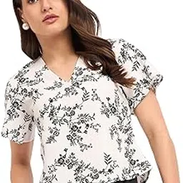shewill Women's Embroidered Cotton Blend Ethnic & Western Top-picture-3