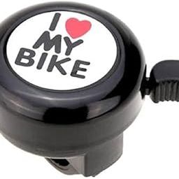 Wavva® Mini Bicycle Bell I Love My Bike Printed Clear Sound Awake Bike Horn Bicycle Accessories Made Up Material. (Black)-image-18