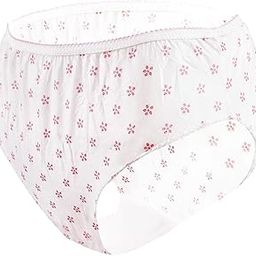 AM Zone Disposable Panties for Women Printed Travel Maternity Period Spa Saloon Innerwear Use and Throw Flower Printed Panty Disposable Panty After Delivery - (Pack of 6)-image-29