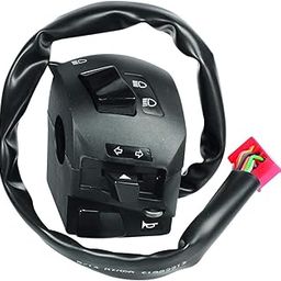 Uno Minda SW-0647C HANDLE BAR SWITCH- LEFT SIDE - SELF START For-BAJAJ-PULSAR 135/150/180 / DISCOVER 125ST Black-21