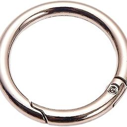 CALANDIS? 10 Pieces Spring O Rings Push Gate Snap Hooks for Handbag Craft Supplies Bag | Rings | Leathercraft Accessories | Leathercrafts-image-27
