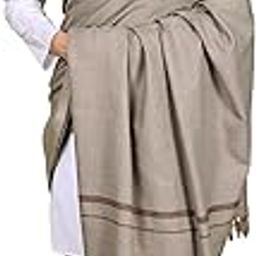Men's Woollen Lohi Shawl Dushala with Embroidered Border | Ethnic Soft Warm Lohi Woolen Wrap Stole from Kullu, Grey, Free Size-image-87