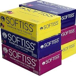 SOFTISS Premium Face Tissue Boxes 100 pulls 2ply x 6 boxes - 1200 sheets-image-71