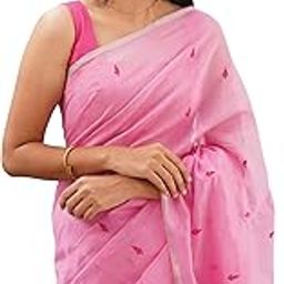 Women's Pure Soft Kanjivaram Cotton Silk Saree Banarasi Style With Blouse Piece for Wedding (Cotton-Lavender)-image-42