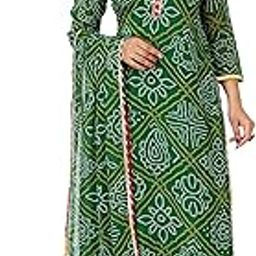 Women's Rajasthani Bandhani Printed Straight Kurta Set with Dupatta - Ethnic Wear for Festivals and Occasions-picture-23