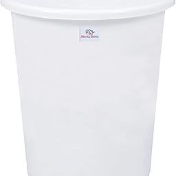 Heart Home Plastic Open Dustbin, Garbage Bin For Home, Kitchen, Office, 5Ltr. (White)-47HH01053-image-29