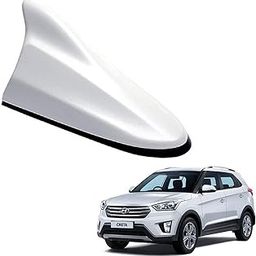 Auto Addict Car Shark Fin Antenna (Replacement Antenna,White) for Creta(2014-2019)-25
