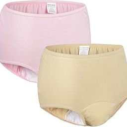 Magic Moon Reusable adult diaper, Washable adult diapers, Incontinence Protective Underwear for Women, Bedwetting Panties For Women, Leak Proof,(Pack of 2) (L(95-100) CM)-image-93