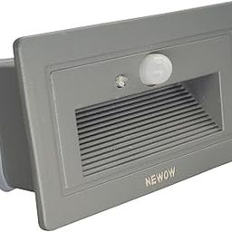 NEWOW Wall Uno 3-Watt with Motion Sensor Conceal Wall Step Light Indoor LED Foot Light with Aluminium Body (Color- Warm White, 1)-image-71