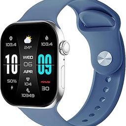 Fire-Boltt Ring X Smartwatch 2.01” Display with Always On Display, Bluetooth Calling, Wireless Charging, AI Voice Assistant, 100+ Sports Modes, Health Suite, 500+ Watchfaces (Blue)-18