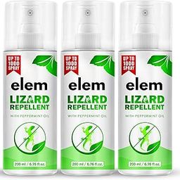 Elem Lizard Repellent Spray for Home 200ml * 3 | 100% Natural Lizard Spray | Made of Peppermint, Eucalyptus, & Citronella Oils | Pest Control Spray | Anti Lizard Spray | Safe for Kids & Adults | Pk of 3-image-50