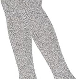 Women Wool Socks Winter Vintage Warm Soft Thick Knit Woolen Thigh Length Long Socks-image-15