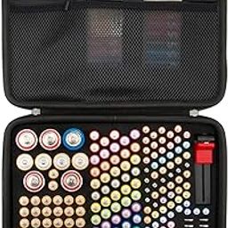 Aenllosi Hard Battery Organizer Carrying Case Bag Holder-Holds Batteries AA AAA C D 9V 3V Battery Tester BT-168 (Batteries are Not Included)-picture-31