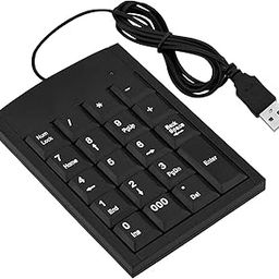 USB Wired Laptop Numeric Keypad Portable Mini USB Deskstop Number Pad for , for 7/8 / 9/10, for Linux, for Android, for iOS-19
