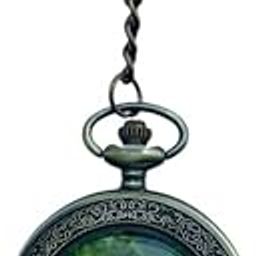 Superhero HK (Design1) Pocket Watch(Working) Metallic Keychain with Box-image-26