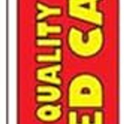 Moon Knives Quality Used Cars Red & Yellow Swooper Super Feather Advertising Flag - Party Decorations Supplies For Parades - Prime Outside, Garden, Men Cave Decor Flag-image-4
