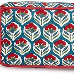AYUDA HOMES Izhar Travel Pouch | Portable | Cotton | Storage Bag | Waterproof | Makeup Bag | Multi Utility Pouch for Toiletries, Cosmetics & Grooming Accessories for Women (Pack of 1)-picture-17