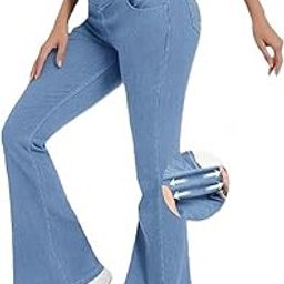 Women's High-Rise Cotton Light Weight Denim Parallel Loose Fit Jegging-image-4