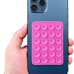 FLORISCA Sticky Phone Stand Silicone Suction Phone Case Mount, Content Creator Essentials for TikTok Videos, Influencers, Hands-Free Mobile Accessory Holder Grip (Multicolour)-image-67