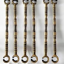 nooks Stainless Steel saliya 16mm Hook and Ceiling Rod heavt Duty Hanging Accessories Set in PVD Coating Antique Brass Finishing for Swings and jhula for Indoor Outdoor (12)-image-62