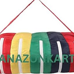 Anazonkart(TM) 5 Pair Shoe Orgnizer Hanging Parachuete Fabrics Shoe Bag Organizer, Cover, Protector, Travelling Bag Multicolour Pack of 1 Piece-7