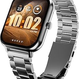 Boult Drift+ Smart Watch 1.85''HD Screen, Bluetooth Calling, IP68, 500 Nits Brightness,150+ Watchfaces, AI Voice Assistant, SpO2 Monitoring, 100+ Sports Mode Smartwatch (Chrome)-12