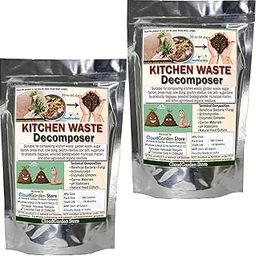 Large Pack Kitchen Waste Decomposer – Converts Food Waste into Compost - Home & Commercial Use, Odor Eliminator - 1750g (2 x 875g) – CloudGarden-image-36