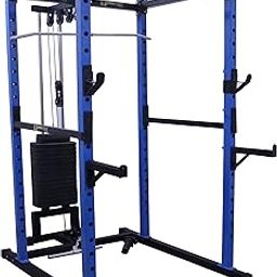 Gamma Fitness Power Squat Rack PR-40 with 80 Kg Weight Stack | LATS Pull Down, Rowing Land Mine, Multi-Step Chinning for Home Gym Or Commercial Gym Purpose-picture-29