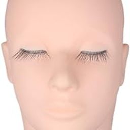 UJEAVETTE® Lash Mannequin Head Eyelash Extension for Stylist Makeup Practice Eye Lashes-image-27