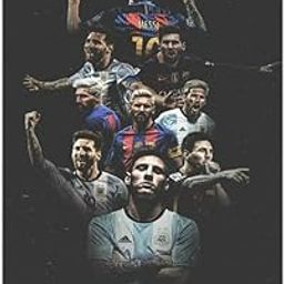 HK PRINTS Messi Football Motivational Big Size Flex Poster for Room (24x36 Inch, 210 GSM Paper, Gloss Finish, Multicolor) F-2084-image-95