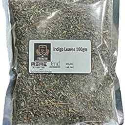 FRENUTRI Natural and Organic Indigo Leaves | For Natural Hair Colour, Smooth & Shiny Hair | Fresh Dry Raw Herbs, (Kfp7_Green_100gm)-4
