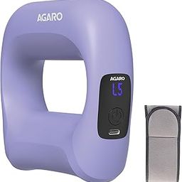 AGARO Percussion Muscle Ring Massager, 5 Speed Setting, 2 Modes, Rechargeable, Deep Tissue Percussion Mini Gun Massager for Full Body Pain Relief & Relaxation for Men and Women, Lilac-26