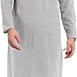 skavij Men's Handmade Long Cotton Kurta Casual Shirt Regular Fit-picture-27