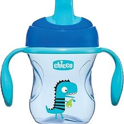 Chicco Plastic Baby Training Sippy Cup For 6+ Months, 200Ml | Semi Soft Bite-Resistant Spout | Spill Proof | Easy Grip | BPA Free Material (Multicolour)-image-48