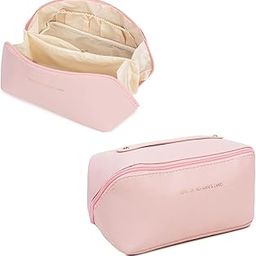 TEKCOOL Clear Makeup Pouch Set, Cosmetic Organizer Bag for Women and Girls Travel Waterproof Toiletry Storage Kit-image-46