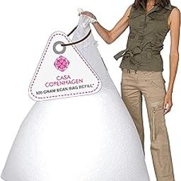 Casa Copenhagen Premium Virgin Grade Thermocol Balls Refill for Pillows, Sofa, Bean Bags, Soft Toys & Beans for Bean Bag Refill 500 Gram- White-10